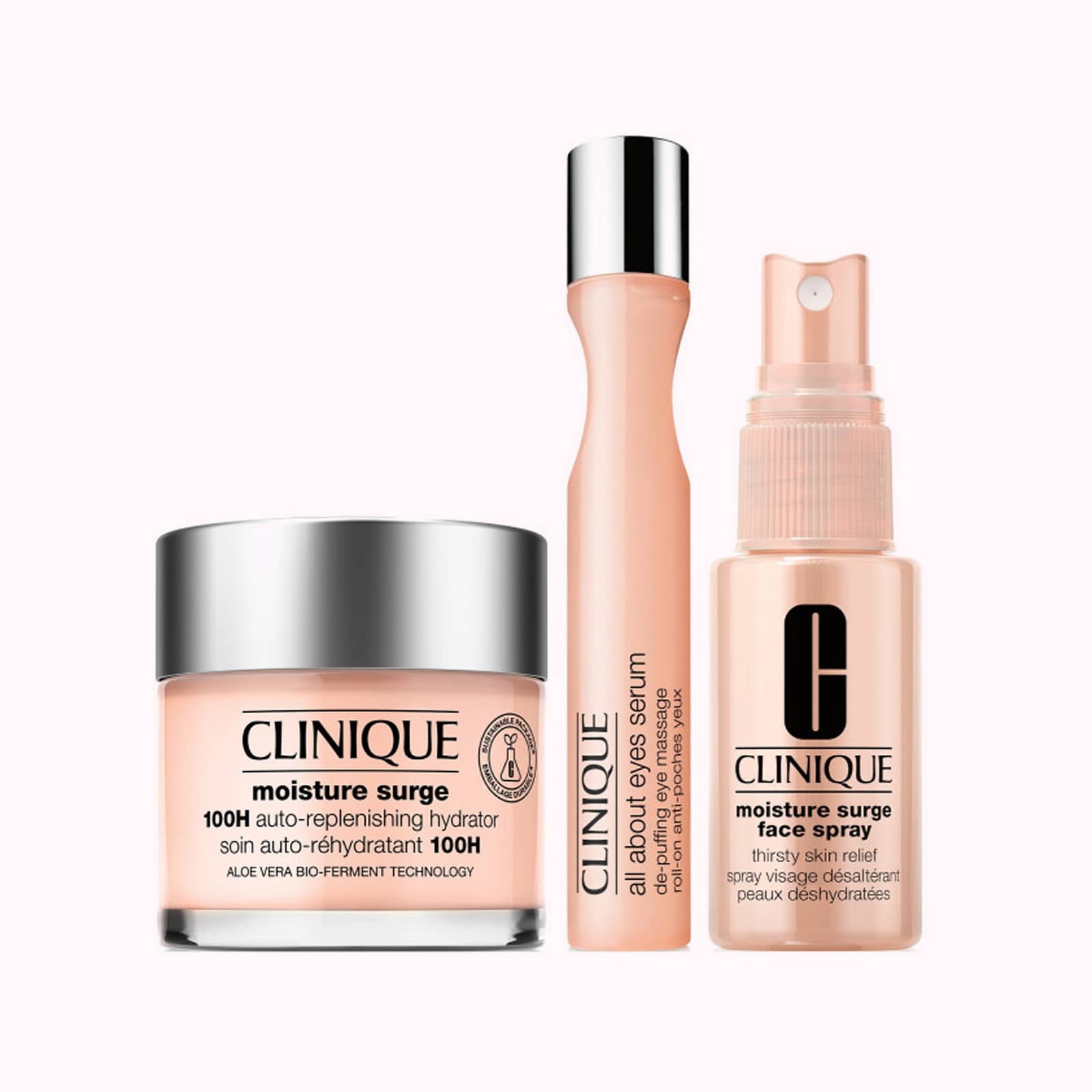 پکیج آبرسان و مرطوب کننده ۱۰۰ ساعته مناسب انواع پوست (مدل CliniQue)